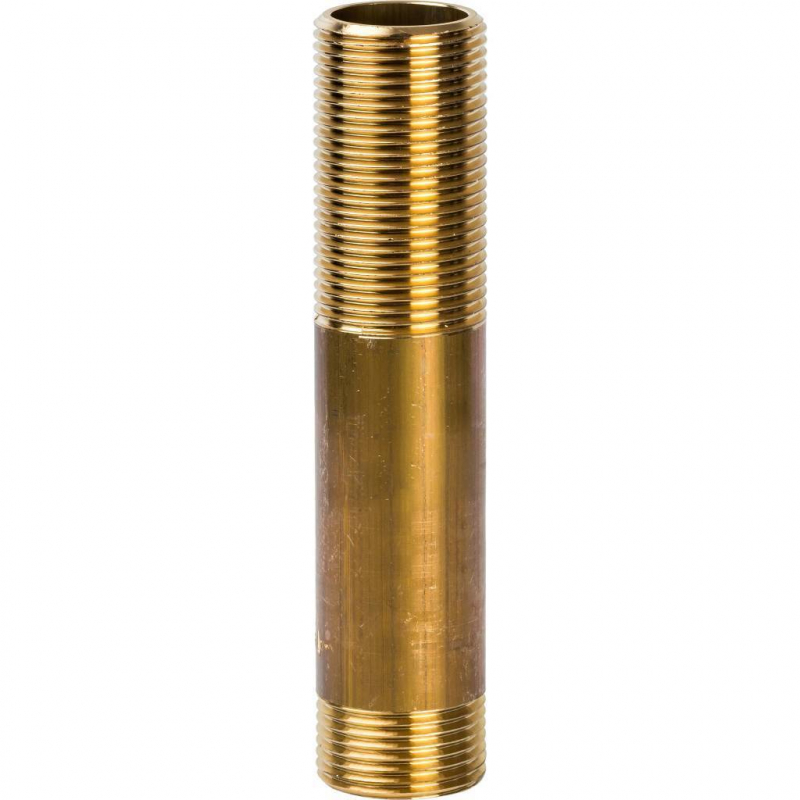 Сгон латунный 3/4 х 100 мм STOUT 