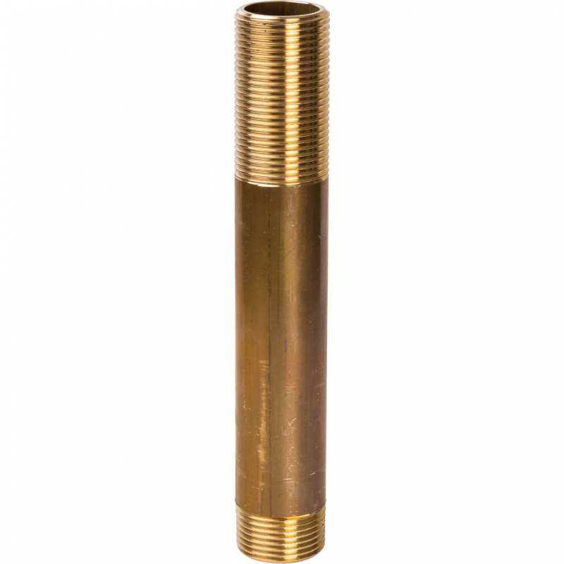 Сгон латунный 3/4 х 150 мм STOUT 