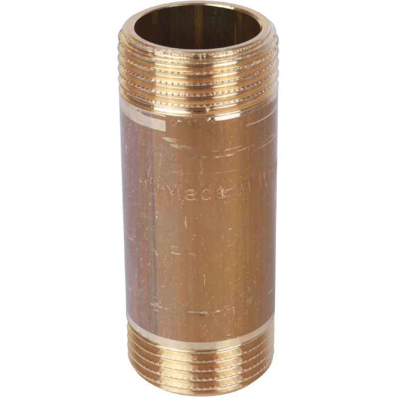 Удлинитель латунный НР/НР 1"1/4 х 90 мм STOUT 